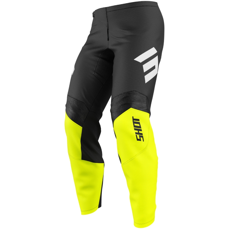 Motokrossi püksid Shot Draw Instinct fluo kollane