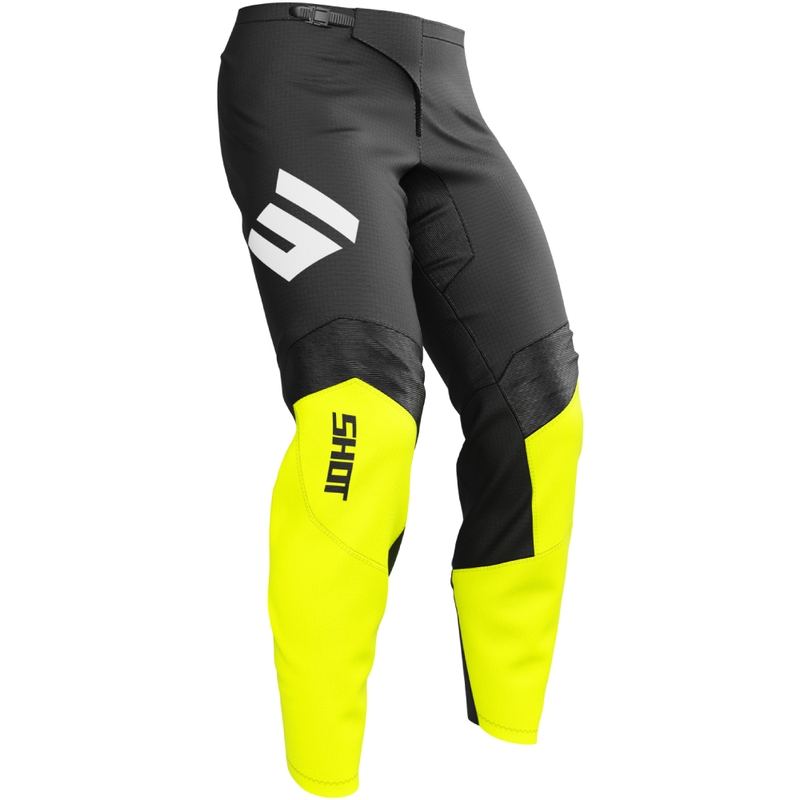 Motokrossi püksid Shot Draw Instinct fluo kollane
