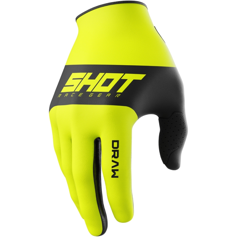 Motokross kindad Shot Draw Sky fluo kollane