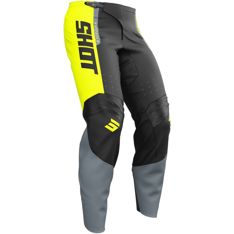 Laste motokrossi püksid Shot Draw League fluo kollane