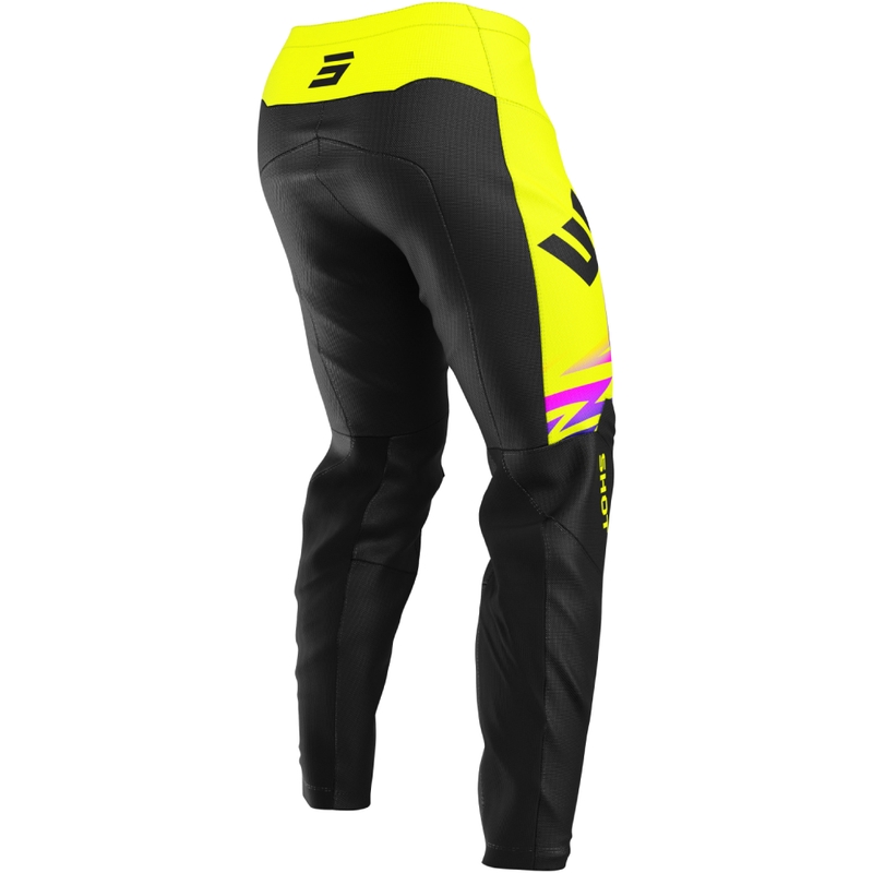 Laste motokrossi püksid Shot Draw X-Trem fluo kollane