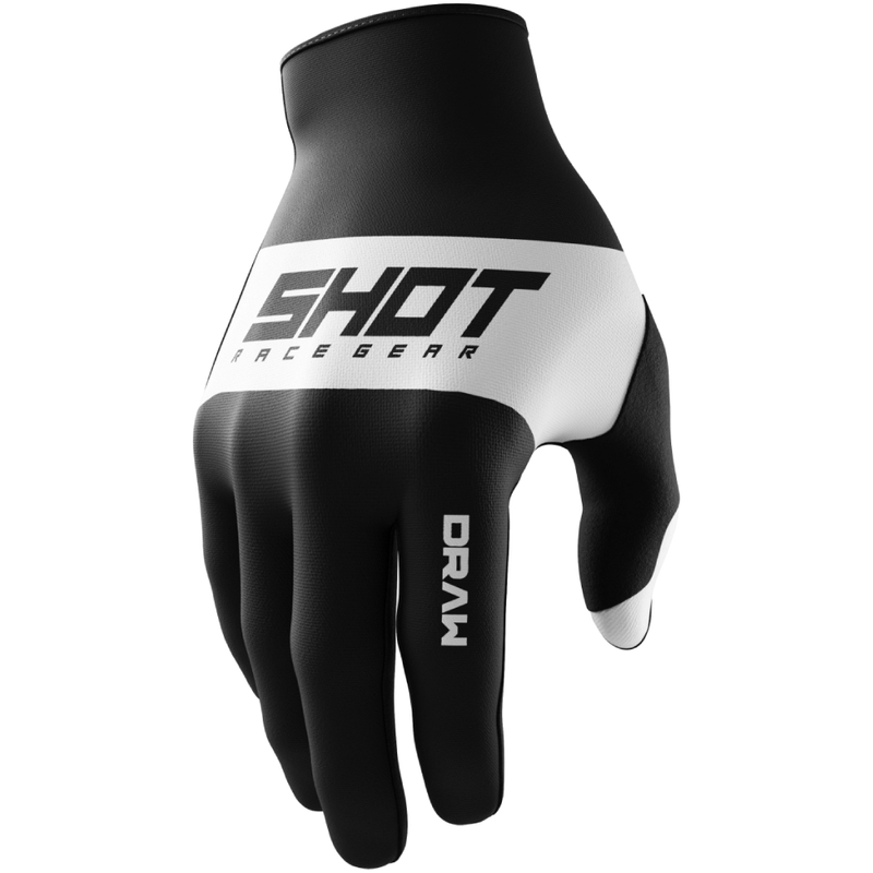 Laste motokrossi kindad Shot Draw Sky mustad