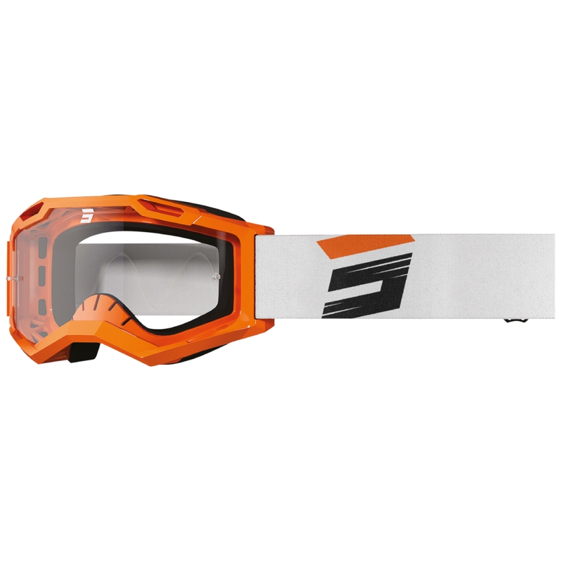 Motokrossiprillid Shot Assault 2.0 Claw fluo oranž koos läbipaistva pleksiga