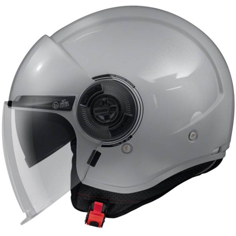 Avatud mootorratta kiiver MT Viale SV S Solid Grey Gloss