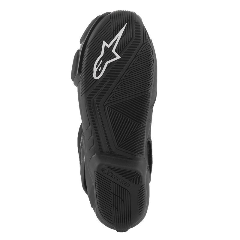 Naiste Alpinestars Stella SMX-6 3 must-valged mootorratta saapad