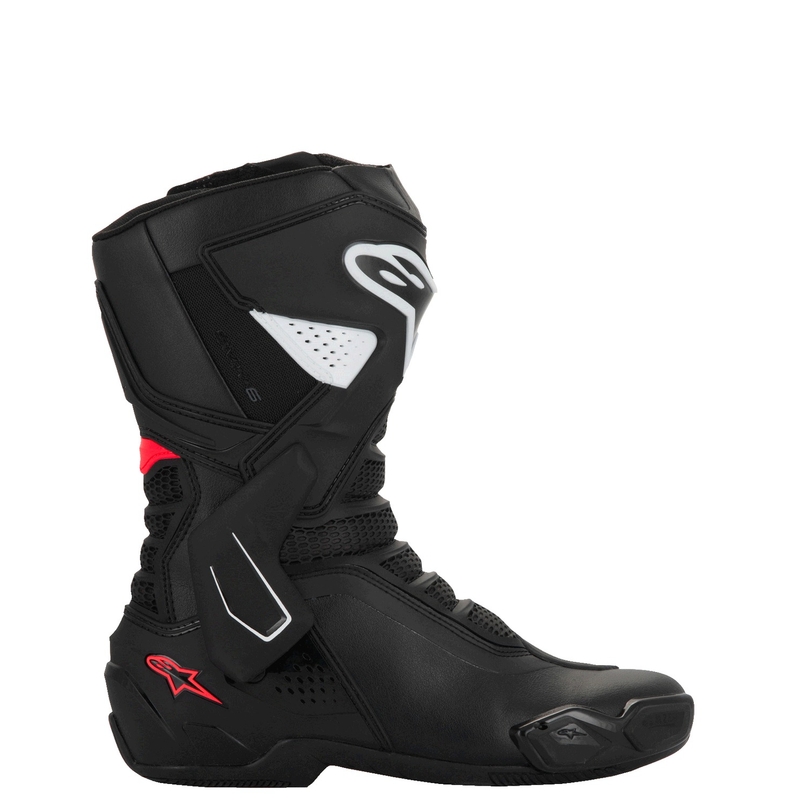 Alpinestars naiste Stella SMX-6 3 mustad, valged ja roosad mootorratta saapad