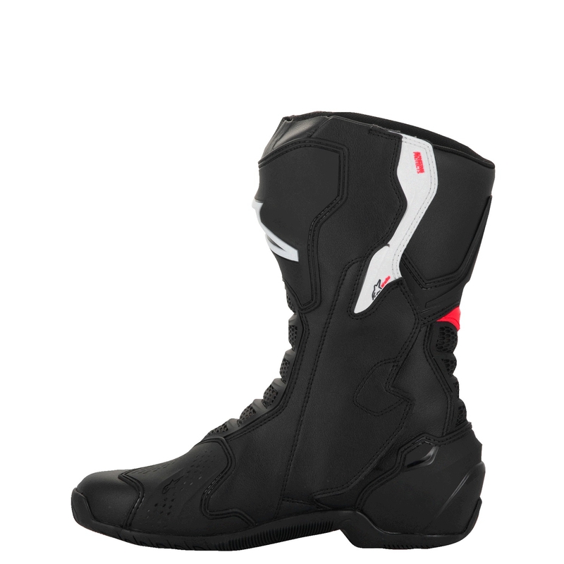 Alpinestars naiste Stella SMX-6 3 mustad, valged ja roosad mootorratta saapad