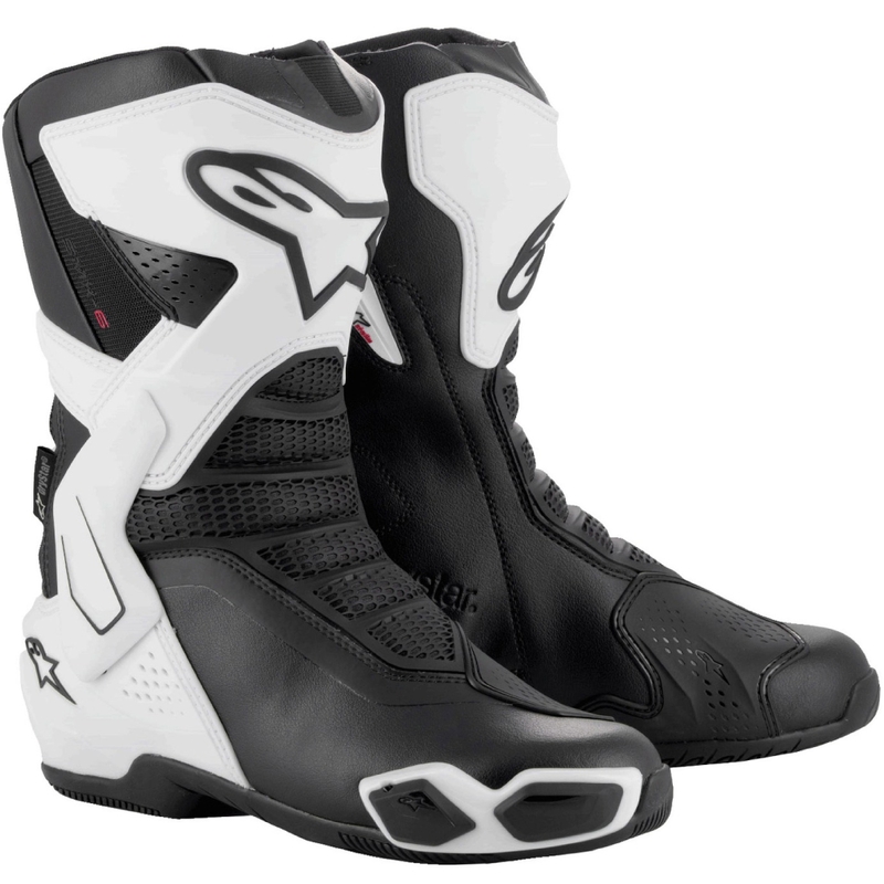 Alpinestars naiste Stella SMX-6 3 Drystar valge ja mustad mootorratta saapad