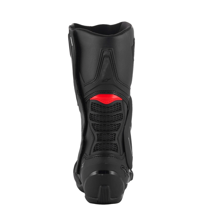 Alpinestars SMX-6 3 must-fluo punane mootorratta saapad