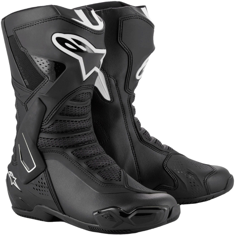 Alpinestars SMX-6 3 must-valged mootorratta saapad