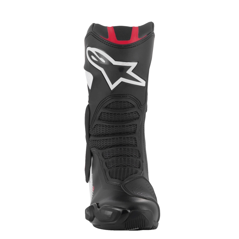 Alpinestars SMX-6 3 must-valge-punased mootorrattasaapad