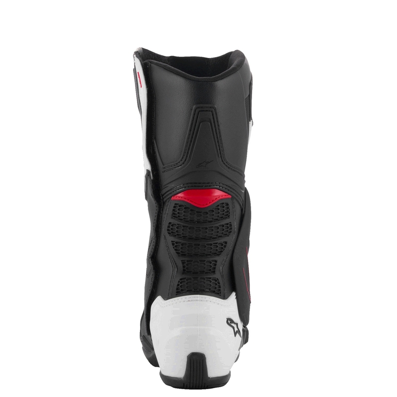 Alpinestars SMX-6 3 must-valge-punased mootorrattasaapad