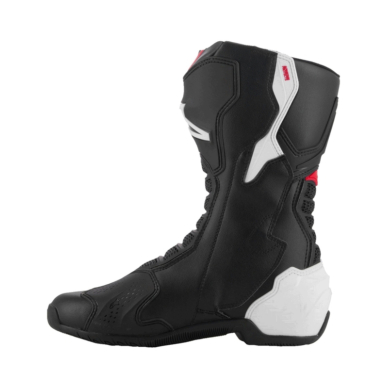 Alpinestars SMX-6 3 must-valge-punased mootorrattasaapad