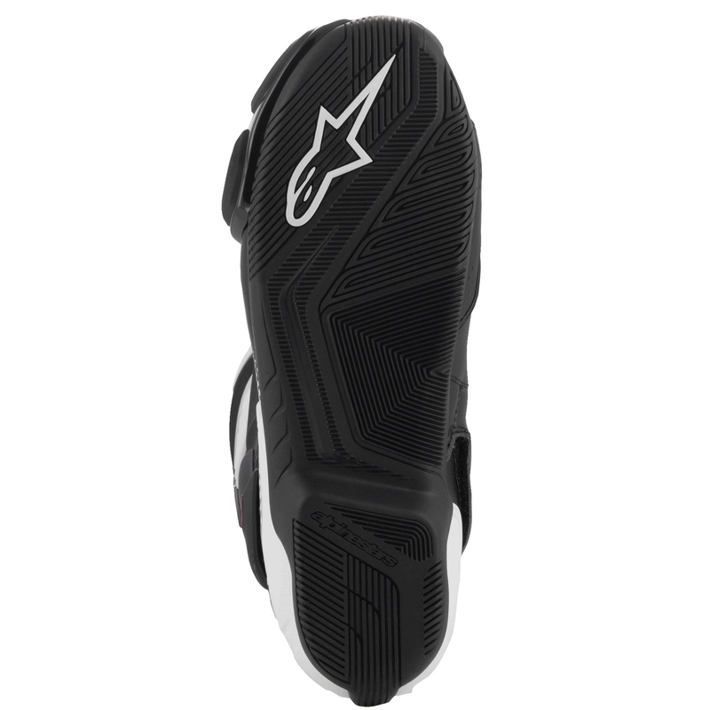 Alpinestars SMX-6 3 must-valge-punased mootorrattasaapad