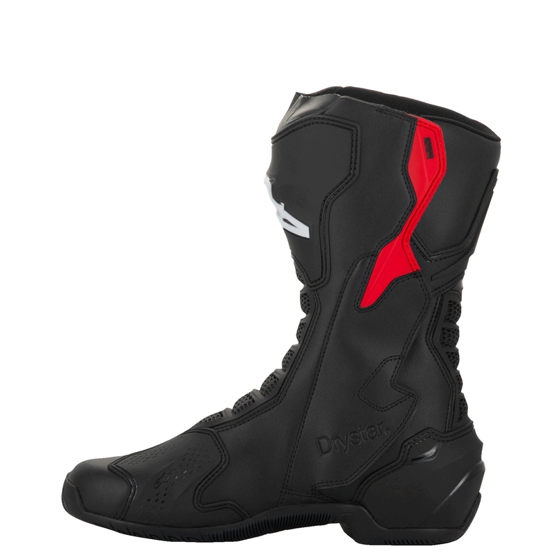 Alpinestars SMX-6 3 Drystar mustad ja punased mootorratta saapad