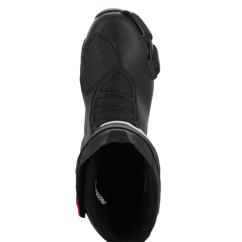 Alpinestars SMX-6 3 Drystar mustad ja punased mootorratta saapad
