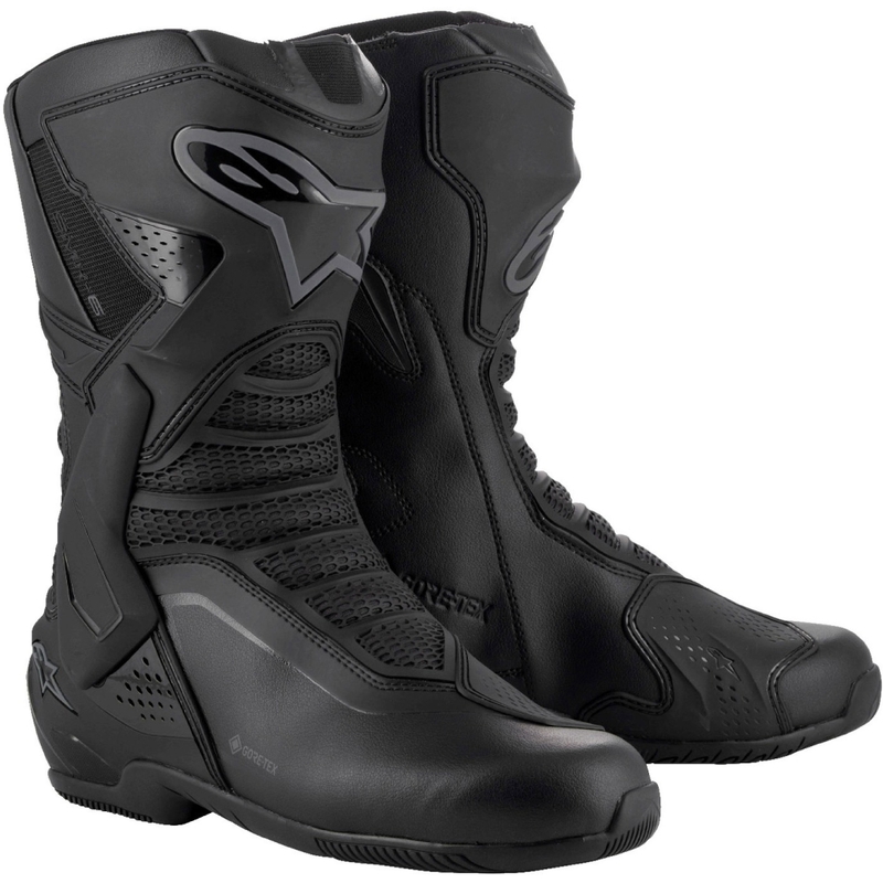 Alpinestars SMX-6 3 Gore-Tex must-tumehall mootorrattajalatsid