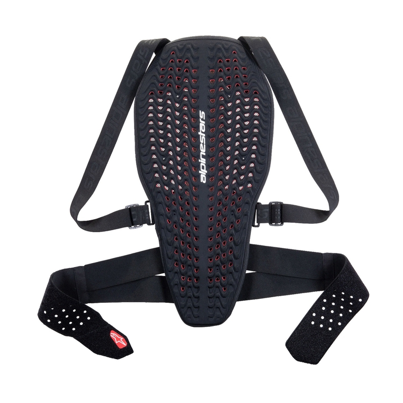 Alpinestars Nucleon Plasma selgroo kaitse must-valge-punane