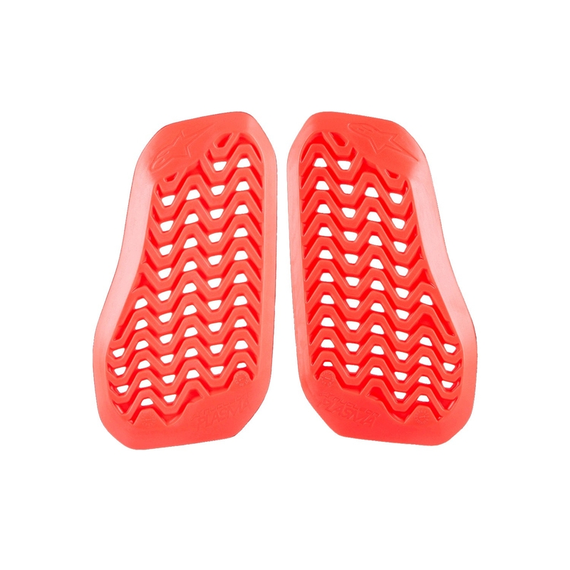 Alpinestars Nucleon Plasma punane ja must kaheosaline paigaldatav rinnakaitse