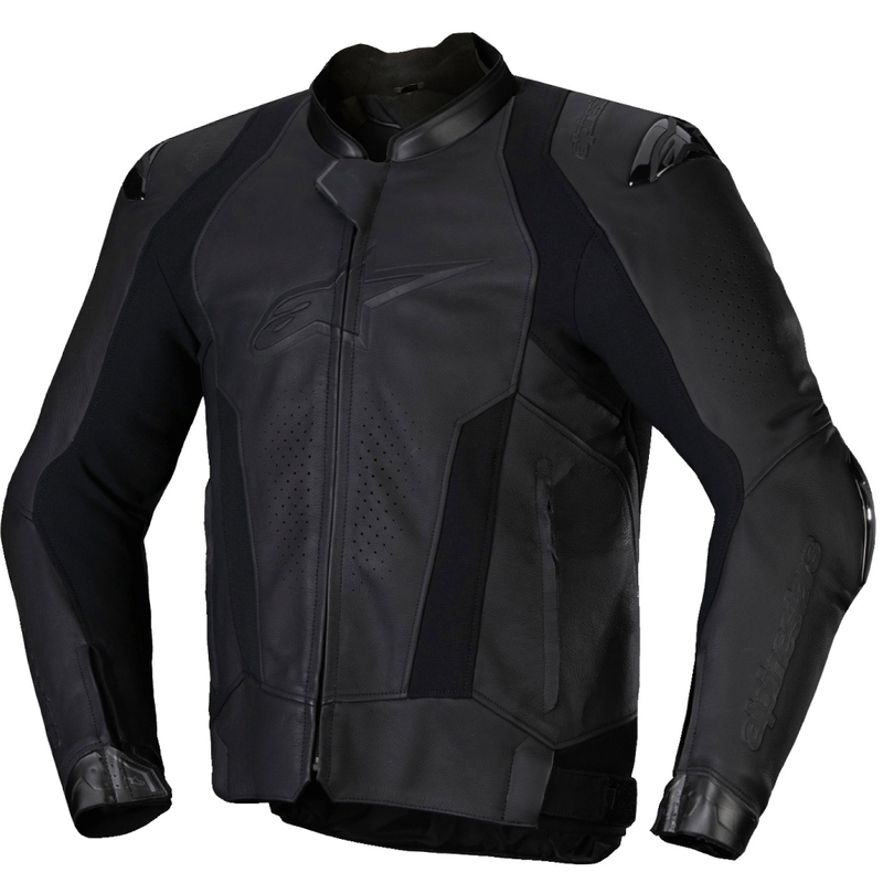 Alpinestars Missile 3 Must nahast mootorratta jakk