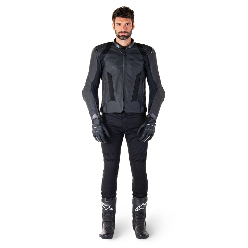 Alpinestars Missile 3 Airflow Must nahast mootorratta jakk