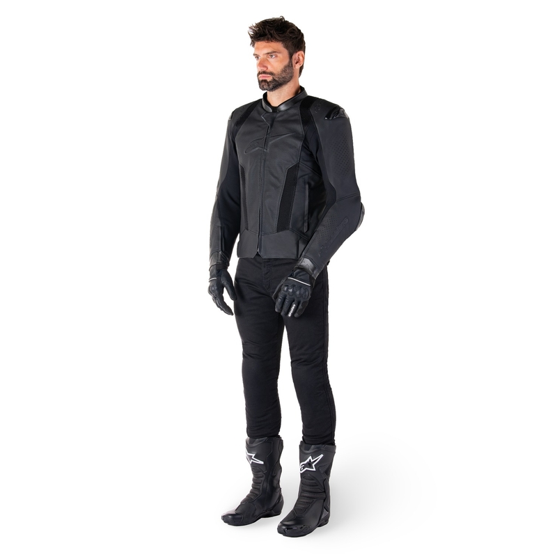 Alpinestars Missile 3 Airflow Must nahast mootorratta jakk