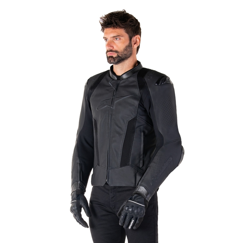 Alpinestars Missile 3 Airflow Must nahast mootorratta jakk