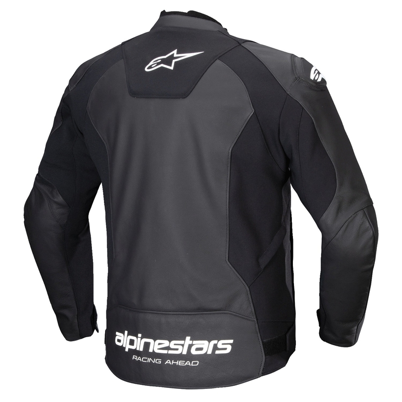 Alpinestars Faster 3 must-valge nahast mootorrattajope