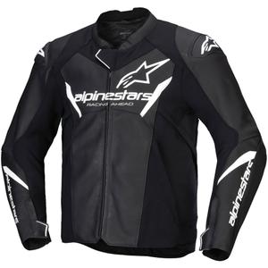 Alpinestars Faster 3 must-valge nahast mootorrattajope