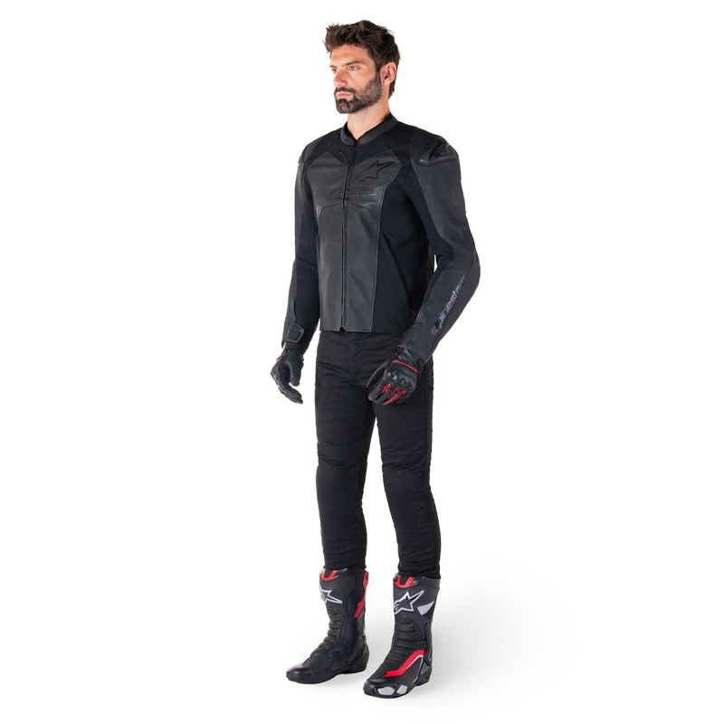 Alpinestars Faster 3 Airflow must nahast mootorratta jope