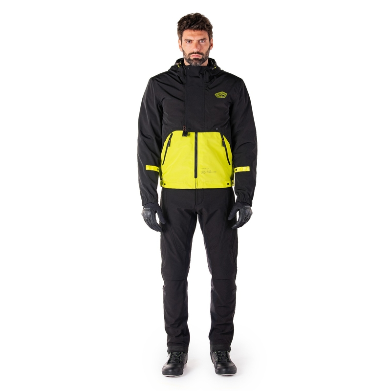 Alpinestars Mootant veekindel parka must-fluorokollane