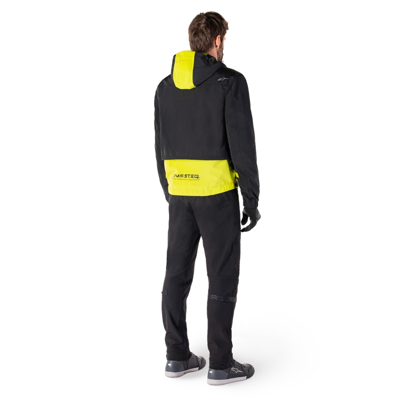Alpinestars Mootant veekindel parka must-fluorokollane