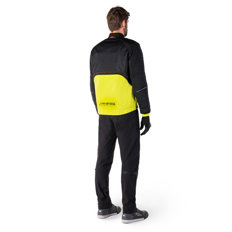 Alpinestars Mootant veekindel parka must-fluorokollane