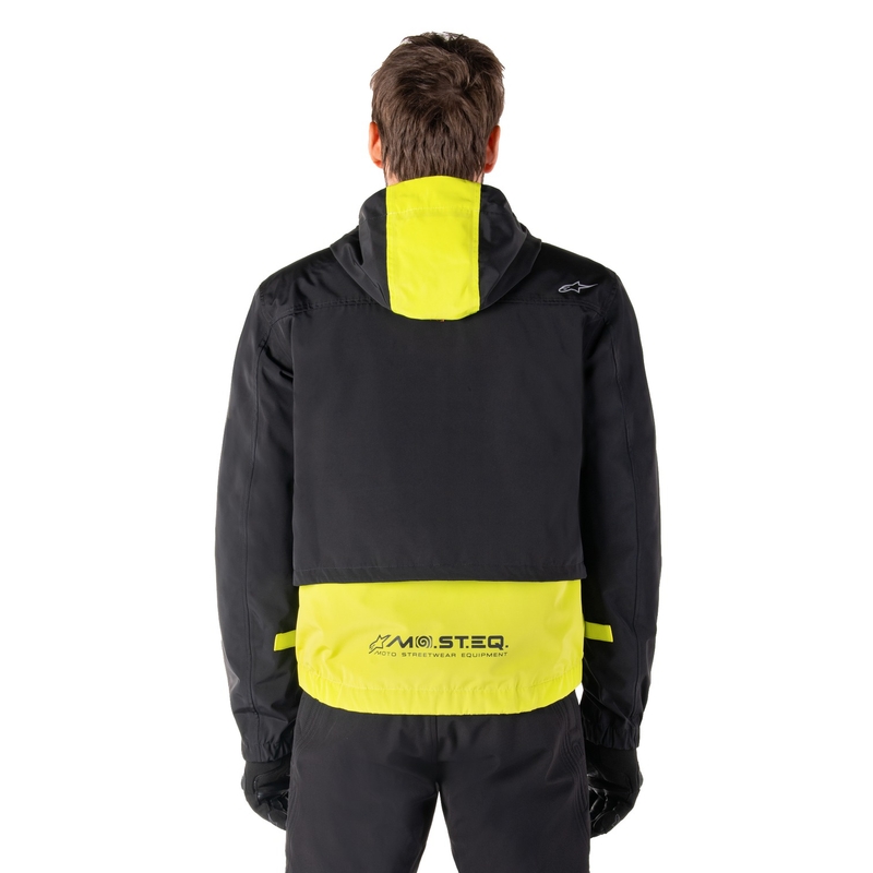 Alpinestars Mootant veekindel parka must-fluorokollane