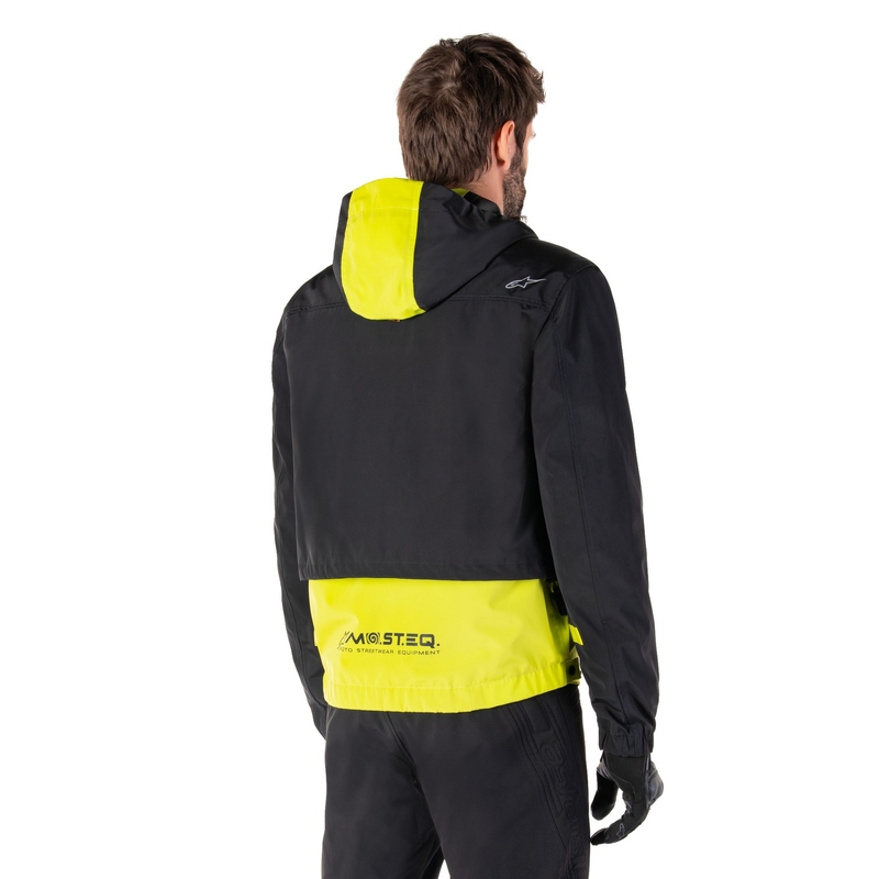 Alpinestars Mootant veekindel parka must-fluorokollane