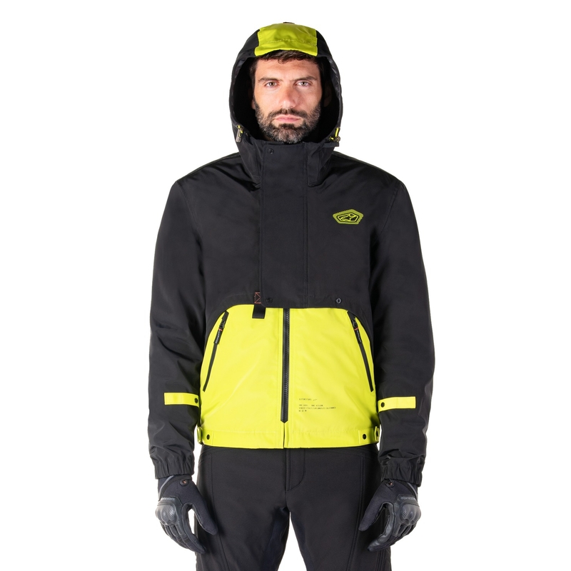 Alpinestars Mootant veekindel parka must-fluorokollane