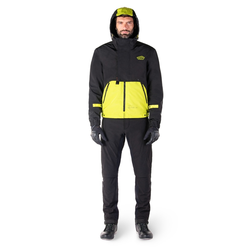 Alpinestars Mootant veekindel parka must-fluorokollane