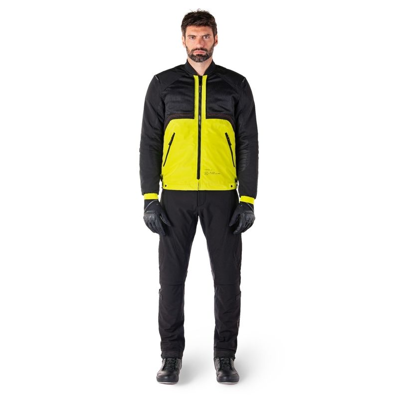Alpinestars Mootant veekindel parka must-fluorokollane