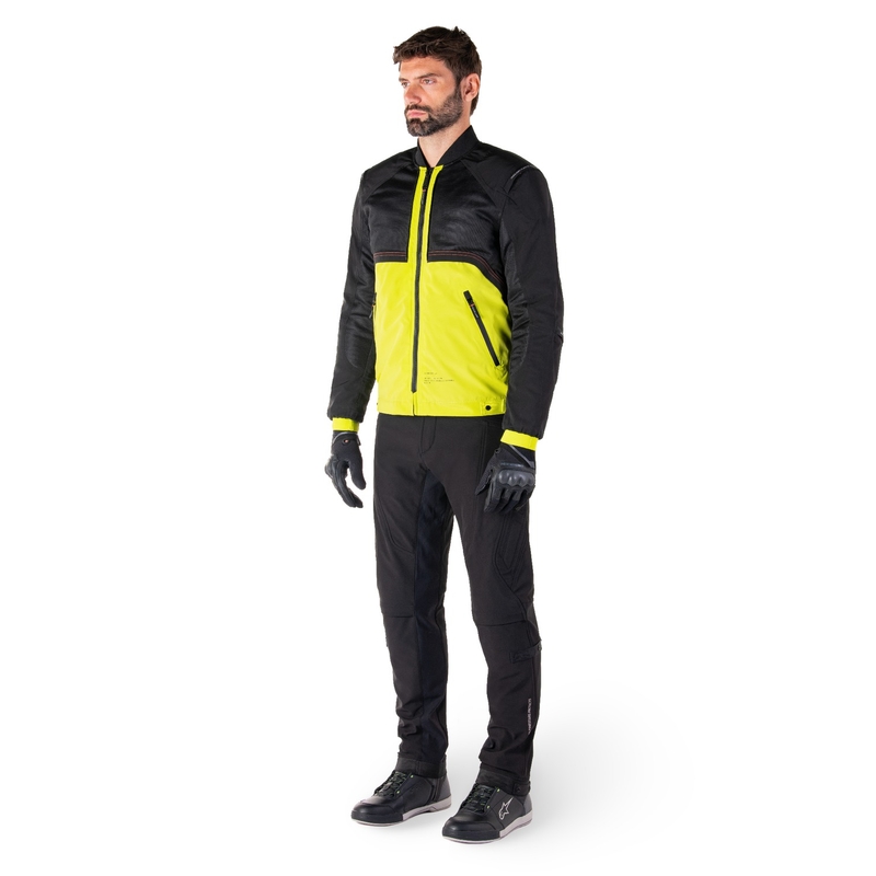 Alpinestars Mootant veekindel parka must-fluorokollane