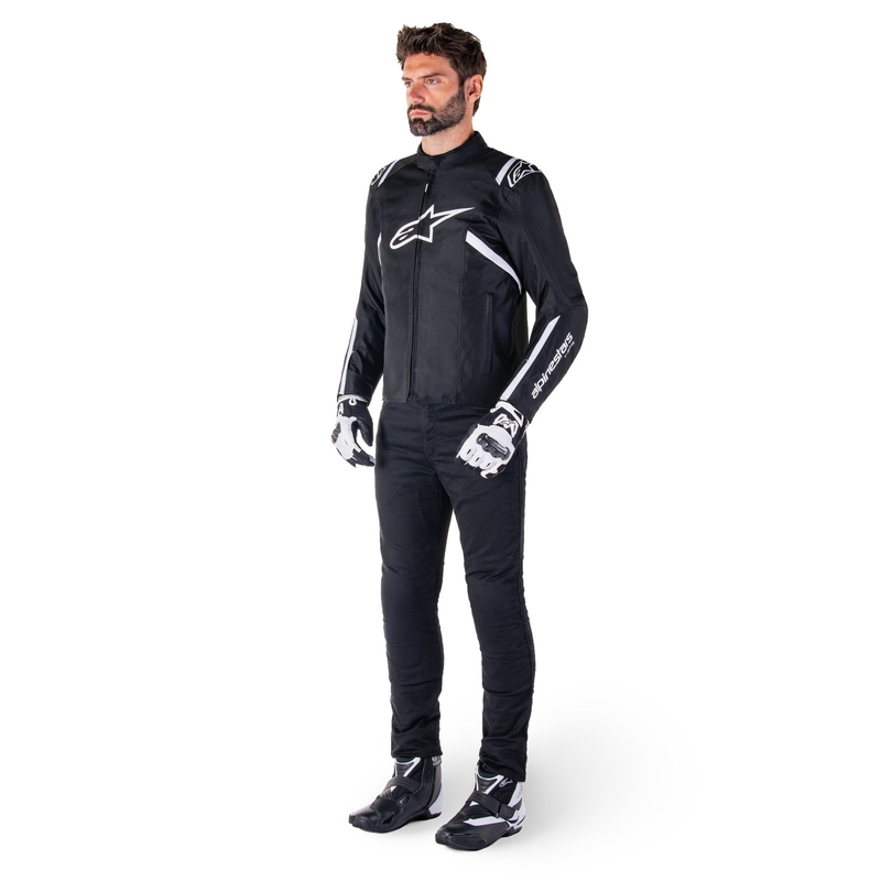 Alpinestars T-SPS 2 veekindel must-valge mootorratta jope