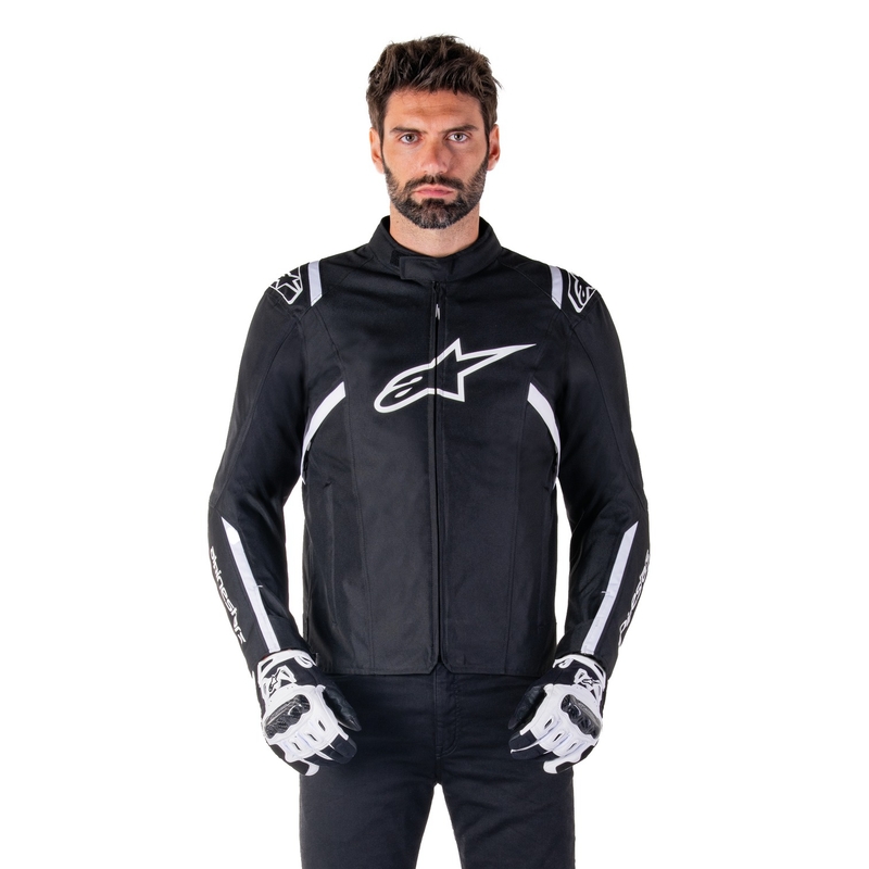 Alpinestars T-SPS 2 veekindel must-valge mootorratta jope