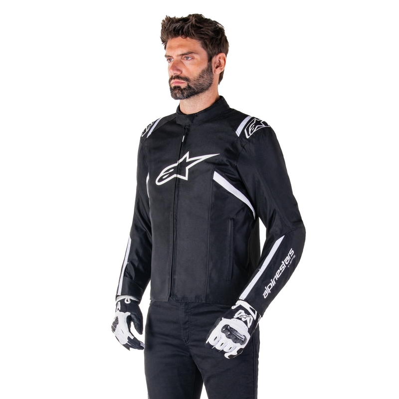 Alpinestars T-SPS 2 veekindel must-valge mootorratta jope