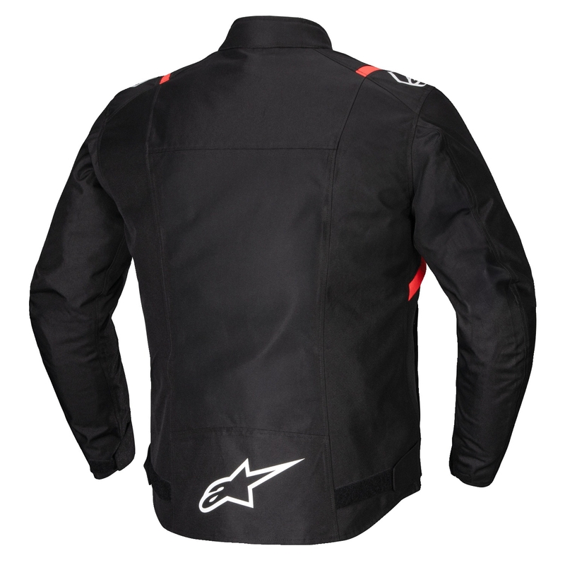 Alpinestars T-SPS 2 veekindel must-valge-fluoripunane mootorratta jakk