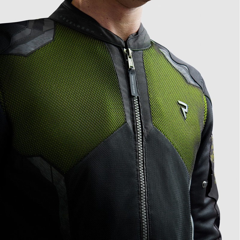 Mootorratta jakk Rebelhorn Jax must-fluo kollane