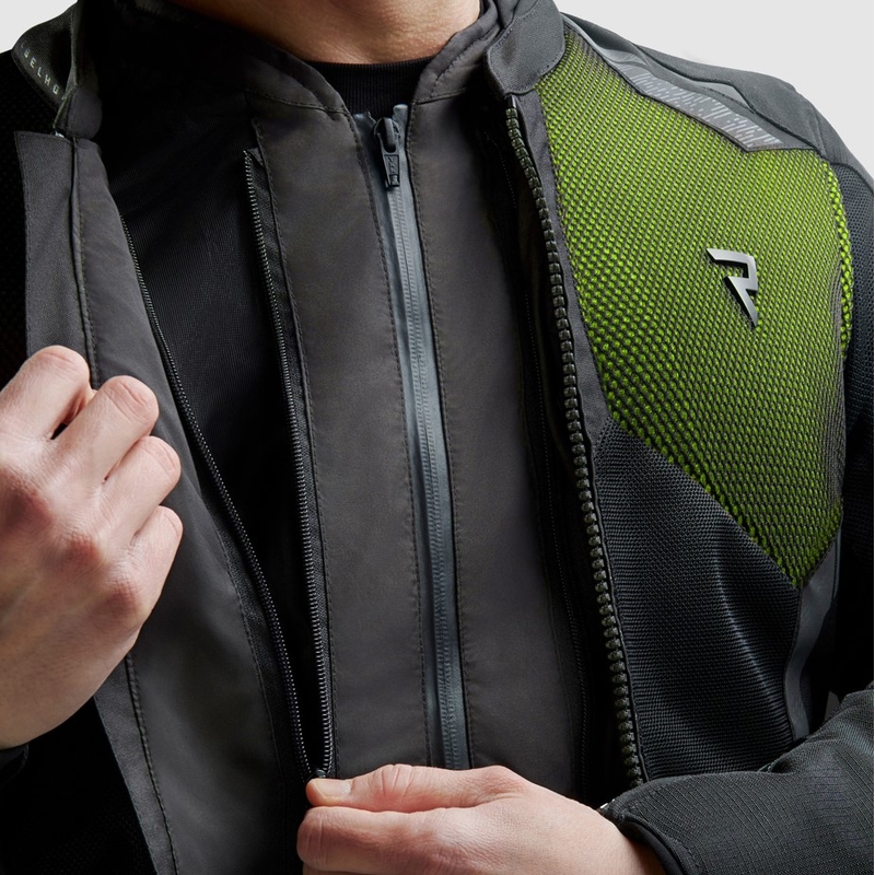 Mootorratta jakk Rebelhorn Jax must-fluo kollane