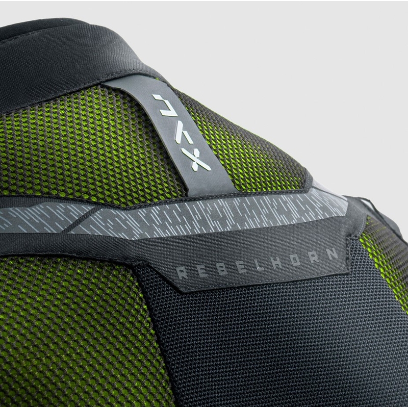 Mootorratta jakk Rebelhorn Jax must-fluo kollane