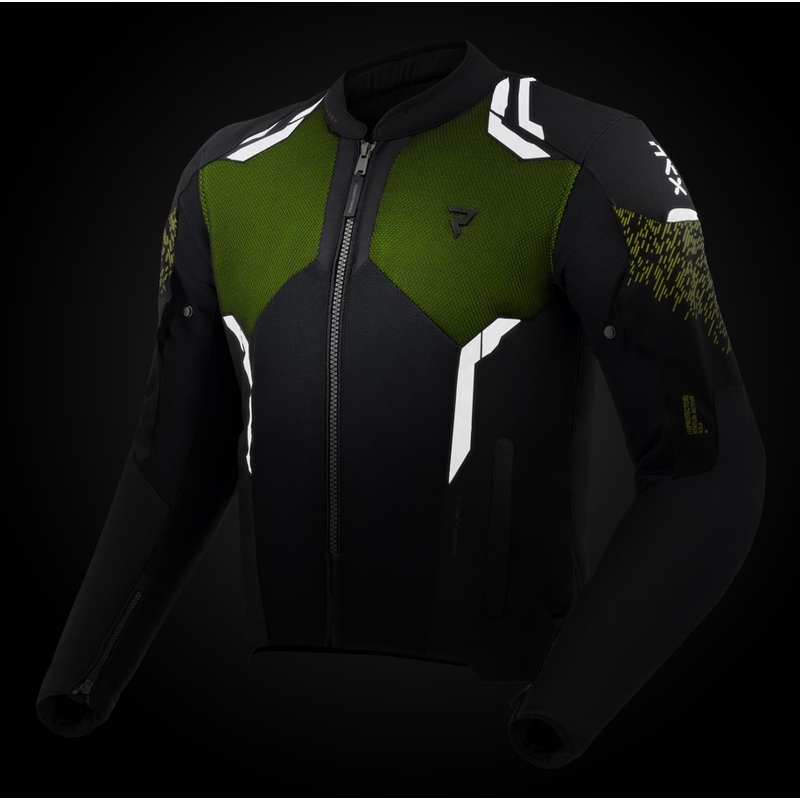 Mootorratta jakk Rebelhorn Jax must-fluo kollane