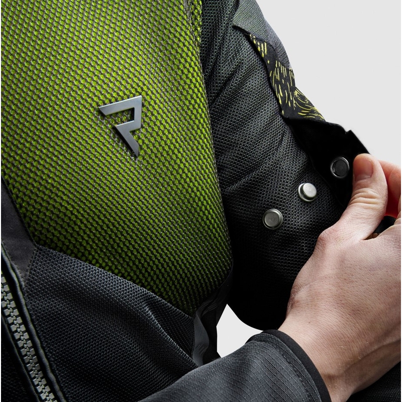 Mootorratta jakk Rebelhorn Jax must-fluo kollane