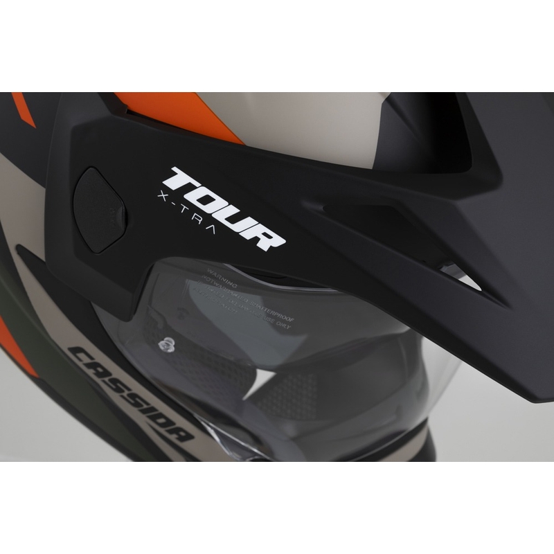 Enduro kiiver Cassida Tour 2.0 X-tra matt liiv-oranž-roheline-must