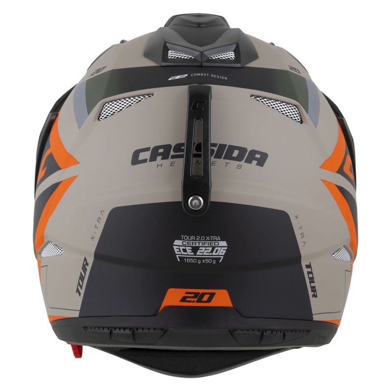 Enduro kiiver Cassida Tour 2.0 X-tra matt liiv-oranž-roheline-must